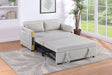 Percy - Teddy Velvet Sleeper Loveseat With Dual-Pull Sleeper Design - Furniture Home Direct