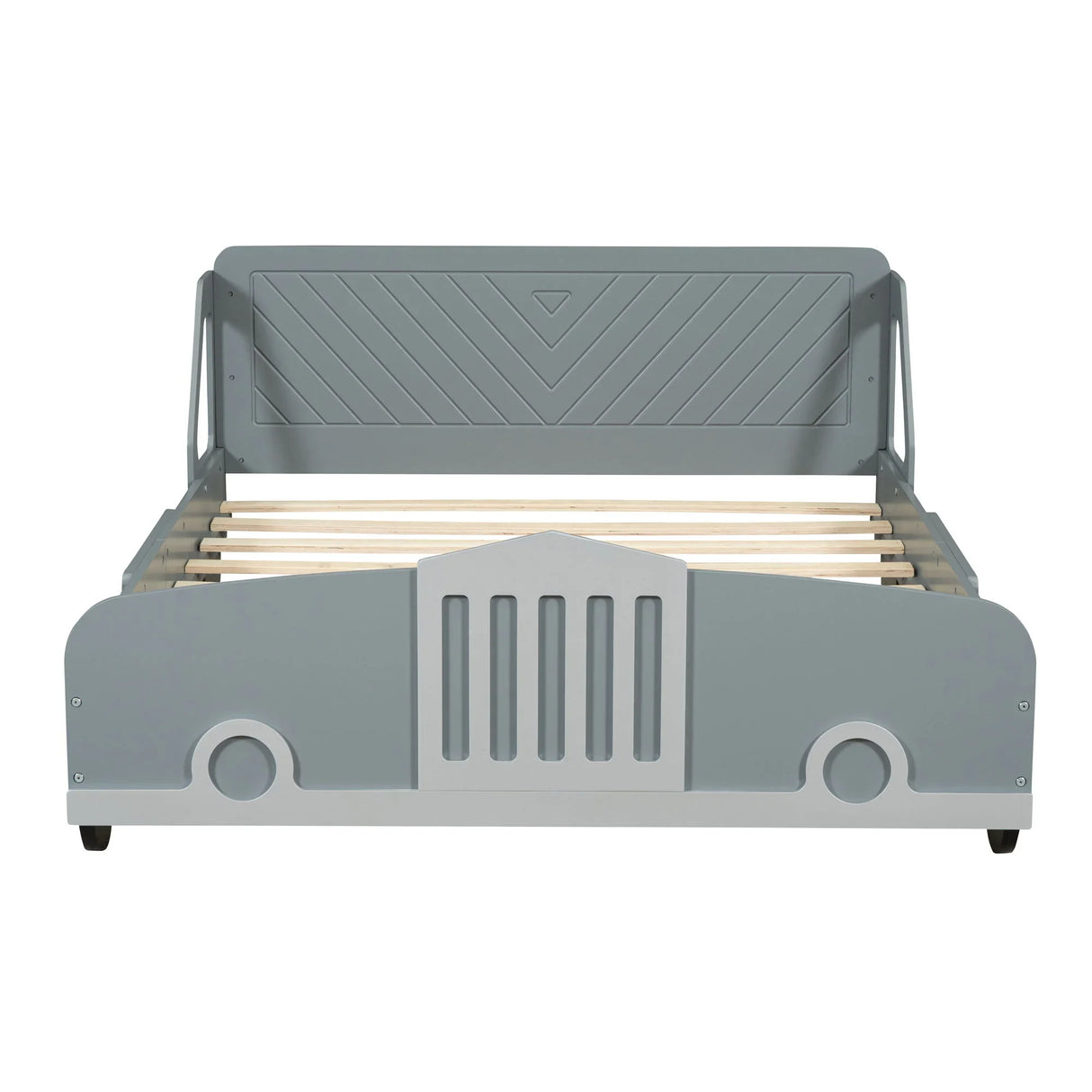 Car Shaped Platform Bed With Wheels - Furniture Home Direct