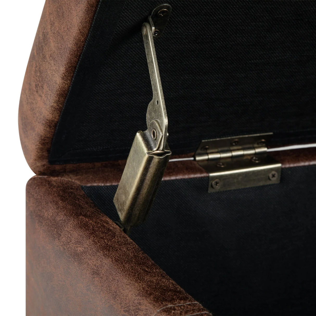 Dover - Upholstered Storage Ottoman Bench - Furniture Home Direct