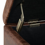 Dover - Upholstered Storage Ottoman Bench - Furniture Home Direct