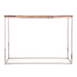 Console Table - Brown / Silver - Furniture Home Direct