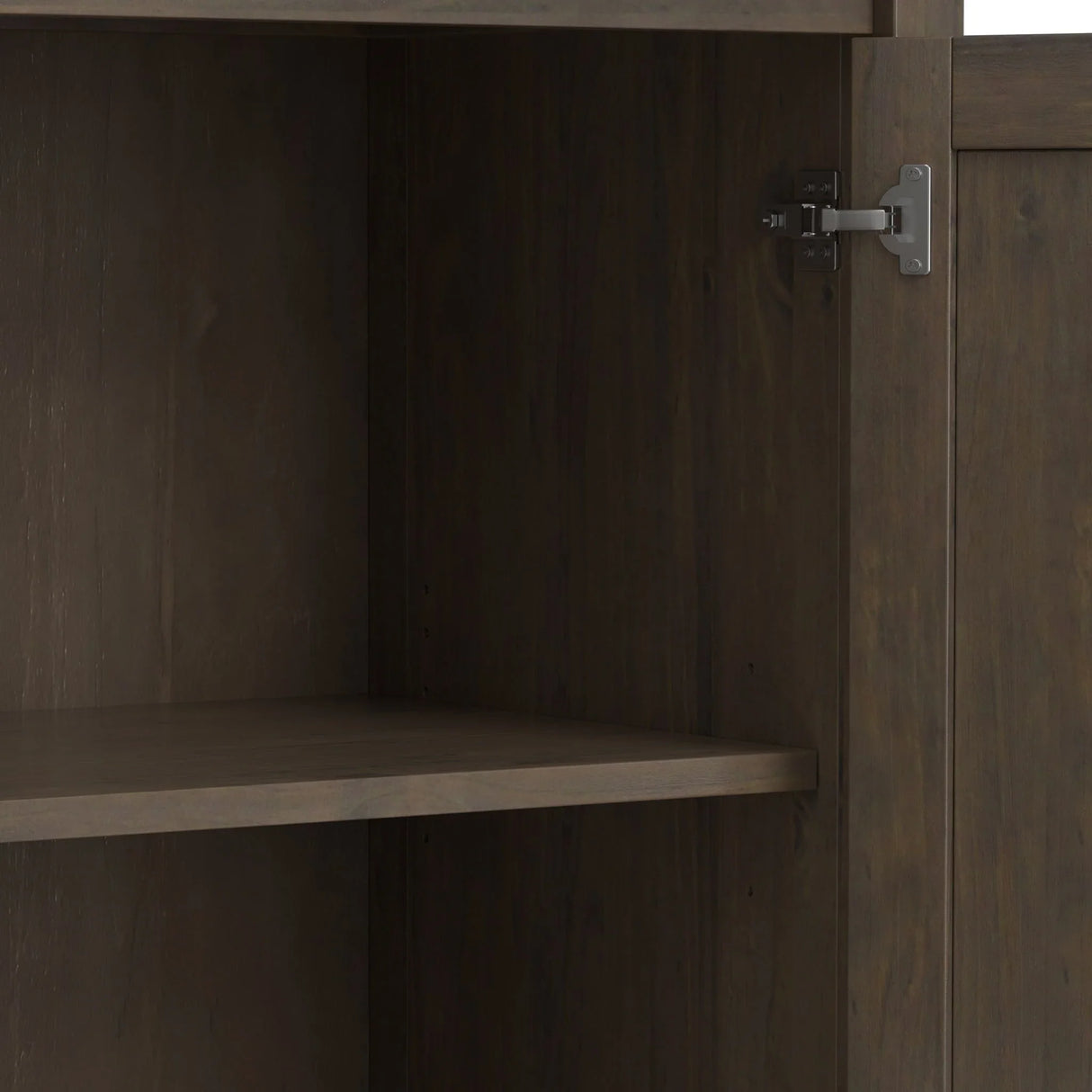 Ela - Wide Storage Cabinet - Smoky Brown - Furniture Home Direct