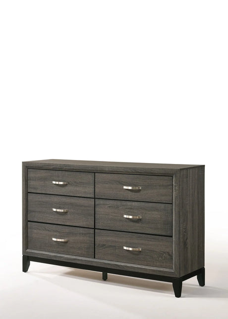 Valdemar - Weathered Dresser - Gray - Furniture Home Direct