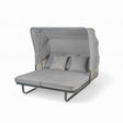 Outdoor Patio Rattan Daybed With Detachable Pillows - Furniture Home Direct