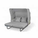 Outdoor Patio Rattan Daybed With Detachable Pillows - Furniture Home Direct