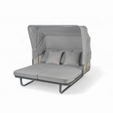 Outdoor Patio Rattan Daybed With Detachable Pillows - Furniture Home Direct
