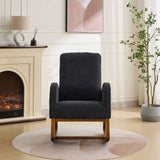 Rocking Glider Chair With High Back And Side Pocket - Furniture Home Direct