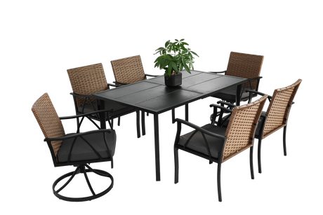 7 Piece Patio Dining Set - Furniture Home Direct