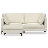 Ava - Mid Century Sofa With Ottoman Set - Furniture Home Direct