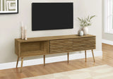TV Stand, 72 Inch, Media Entertainment Center, Storage Cabinet, Console, Storage Shelves, Contemporary & Modern - Walnut - Furniture Home Direct