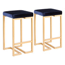 Midas - Contemporary / Glam Counter Stool (Set of 2) - Furniture Home Direct