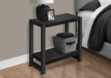 Accent Side Table, Narrow, Small, 2 Tier, Contemporary And Modern - Furniture Home Direct