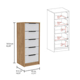 Armoire With Upper Cabinets And Dresser Two Piece Set White - Furniture Home Direct