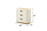 Queen Bedroom Set Modern Upholstered 4 Piece Soft Beige - Furniture Home Direct