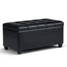 Sienna - Upholstered Storage Ottoman Bench - Furniture Home Direct