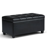 Sienna - Upholstered Storage Ottoman Bench - Furniture Home Direct