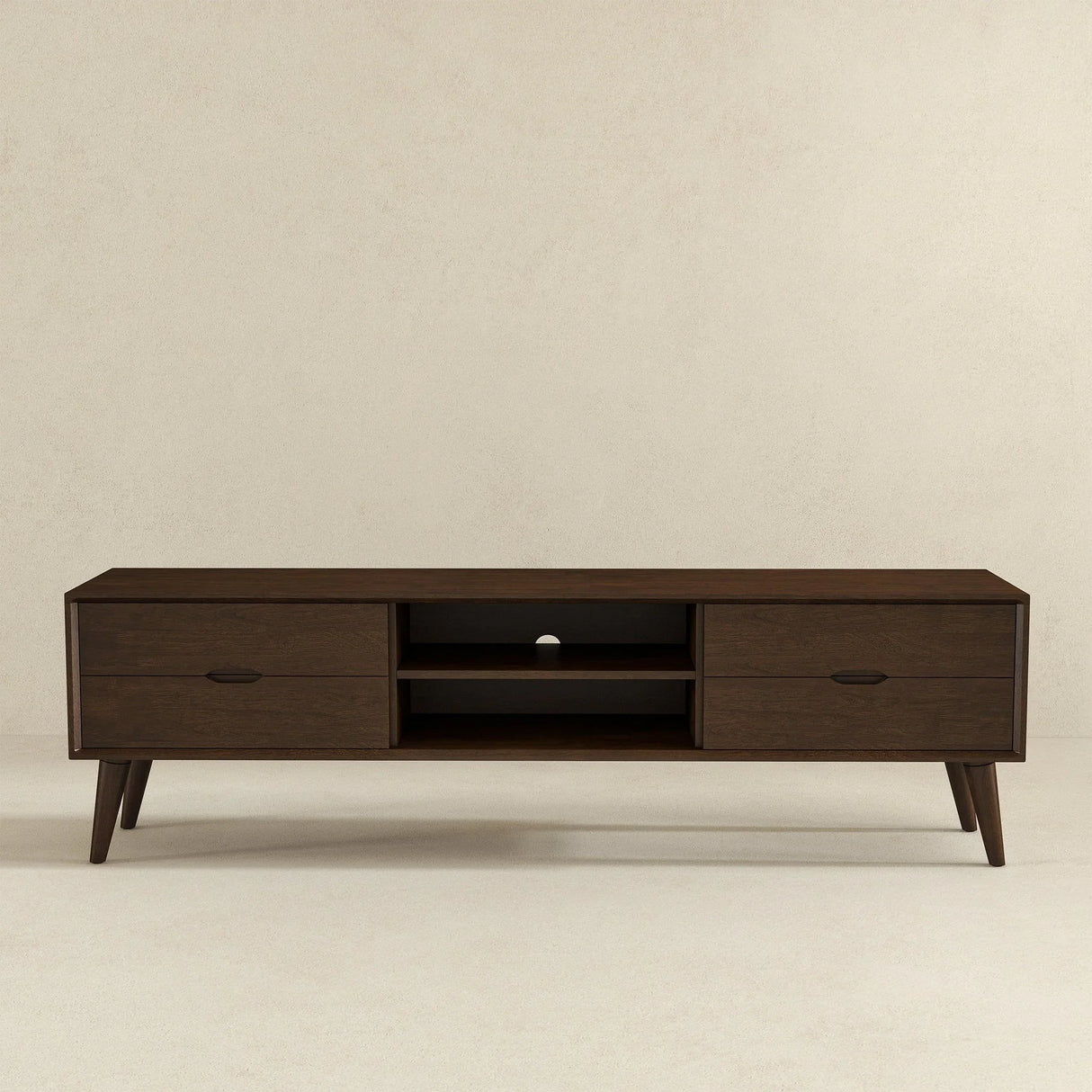 Adrian - TV Stand - Walnut Brown - Furniture Home Direct