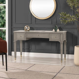 Dauphin - 3 Drawer Executive Desk - Furniture Home Direct