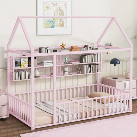 House Frame With Fence And Shelves - Furniture Home Direct