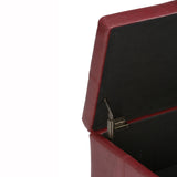 Kingsley - Upholstered Large Storage Ottoman - Furniture Home Direct