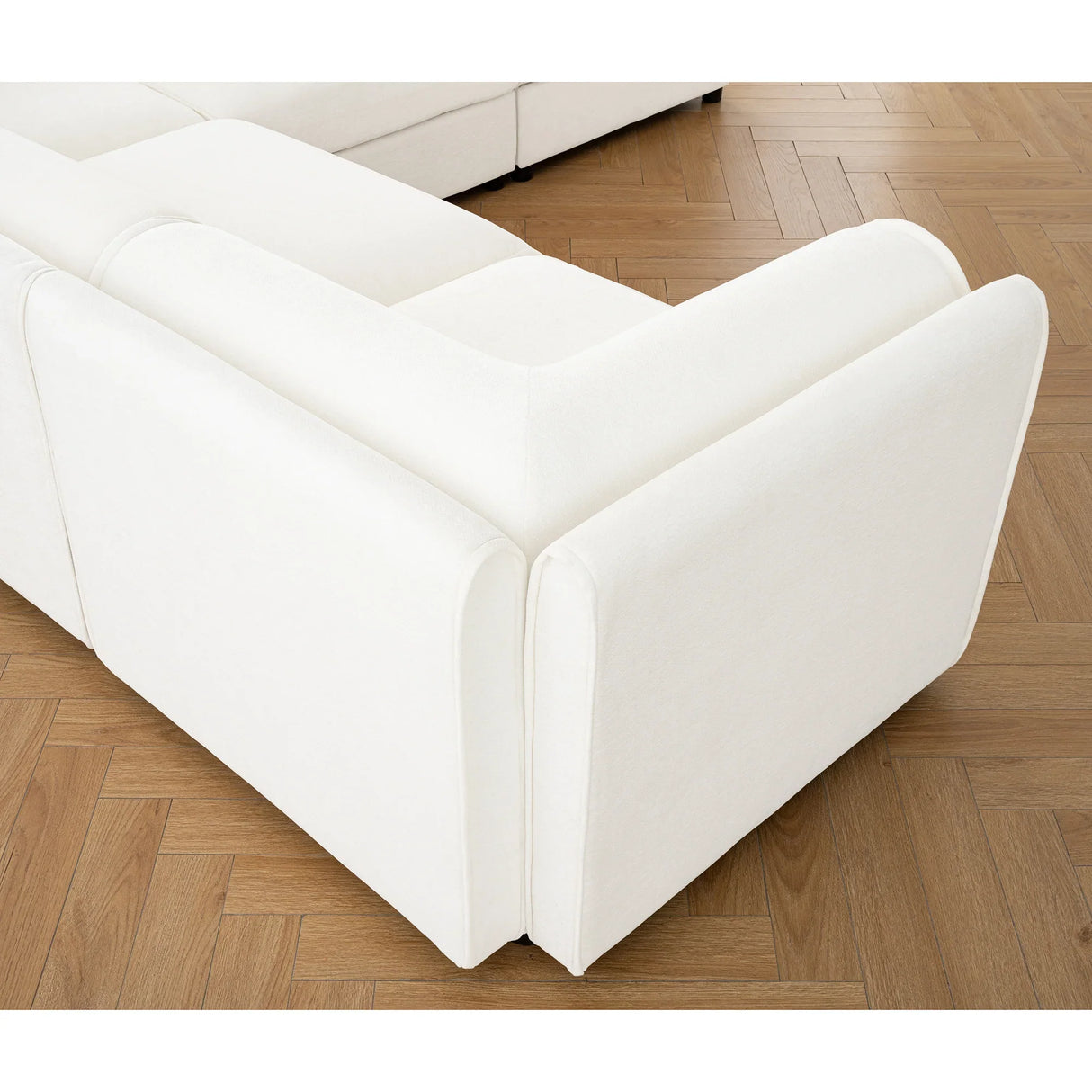 Chenille Loveseat with 2 Ottomans - Furniture Home Direct