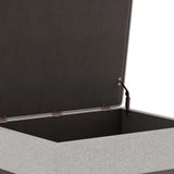 Owen - Upholstered Rectangular Storage Ottoman - Furniture Home Direct