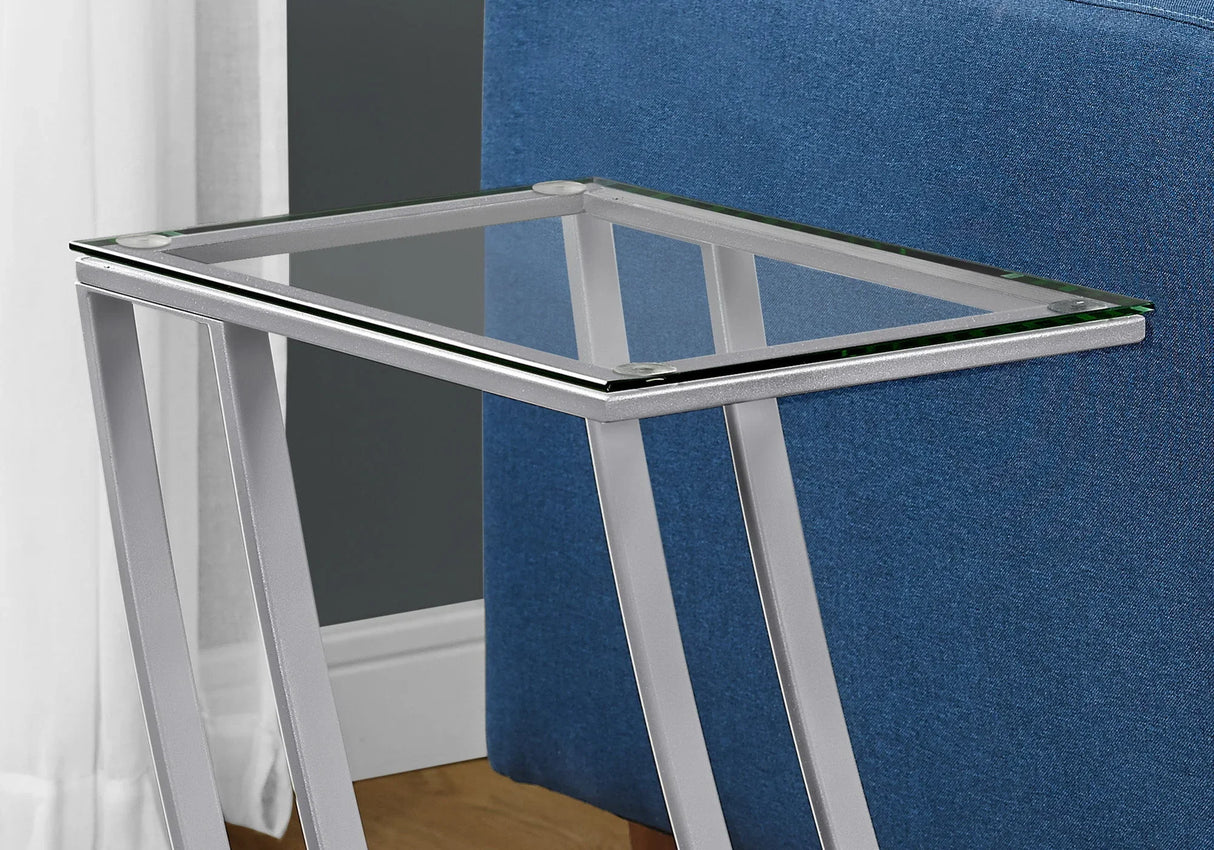 Accent Table, C - Shaped, Sturdy Construction, Contemporary & Modern - Furniture Home Direct