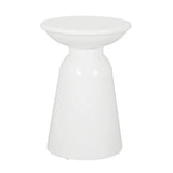 Outdoor Modern Metal End Large Table