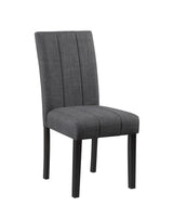 Kusa - 5 Piece Pack Dining Set With Engineering Stone Top - Black - Furniture Home Direct