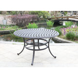 Round Dining Table - Espresso Brown - Furniture Home Direct