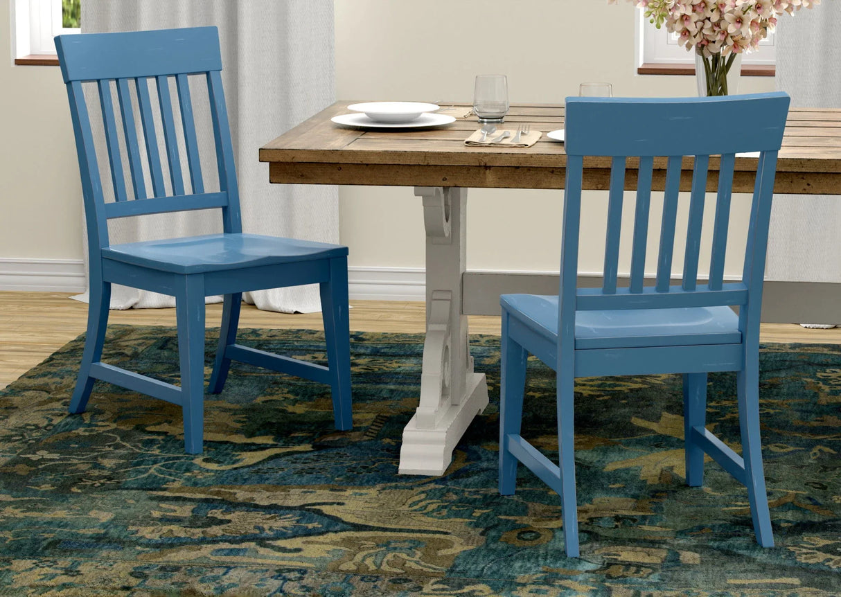 Haidel - Slat Back Dining Chairs (Set of 2) - Furniture Home Direct