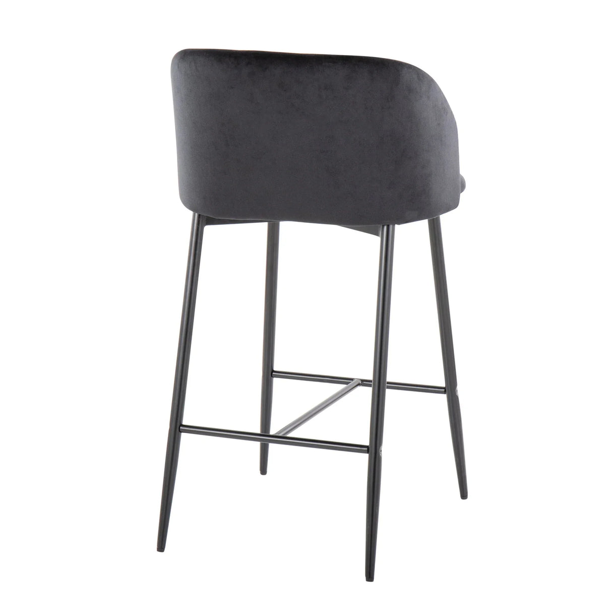 Fran - Contemporary Fixed Height Counter Stool (Set of 2) - Furniture Home Direct