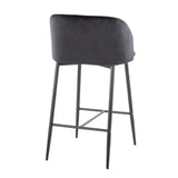 Fran - Contemporary Fixed Height Counter Stool (Set of 2) - Furniture Home Direct