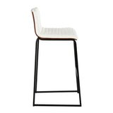 Mason Mara - Contemporary, Fixed Height Barstool (Set of 2) - Furniture Home Direct