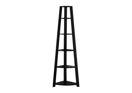 Bookshelf, Bookcase, Etagere, Corner, 5 Tier, For Office, Contemporary & Modern - Furniture Home Direct