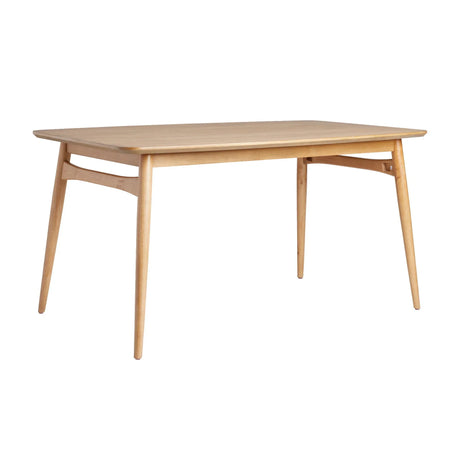 Mid-Century Modern Wood Tapered Legs Dining Table - Furniture Home Direct