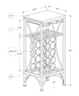 Home Bar, Wine Rack, Transitional - Black - Furniture Home Direct