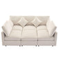 Sectional Sofa Modular U-Shaped With Ottoman & USB Ports - Furniture Home Direct