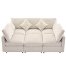 Sectional Sofa Modular U-Shaped With Ottoman & USB Ports - Furniture Home Direct