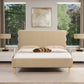 Stockholm - Modern Wavy Headboard Platform Bed - Furniture Home Direct