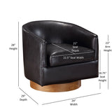 Maisy - Barrel Swivel Chair - Furniture Home Direct