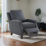 Jack - Push Back Recliner With Track Arms And Nailhead Accents - Furniture Home Direct
