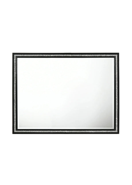 Haiden - Weathered Mirror - Black - Furniture Home Direct