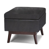 Owen - Upholstered Rectangular Storage Ottoman - Furniture Home Direct
