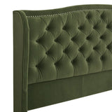 Marcella - Upholstered Shelter Headboard Bed Set - Furniture Home Direct