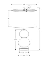 Contemporary Lighting, Ceramic Table Lamp - Cream - Furniture Home Direct