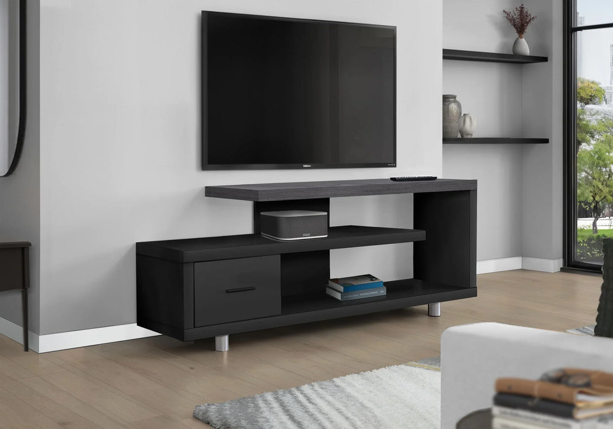 TV Stand, Console, Media Entertainment Center Storage Cabinet, Contemporary & Modern - Furniture Home Direct