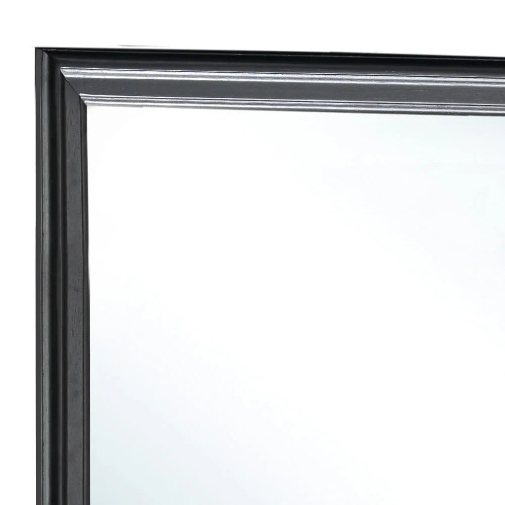 Elegant Traditional Wall Mirror - Black - Furniture Home Direct