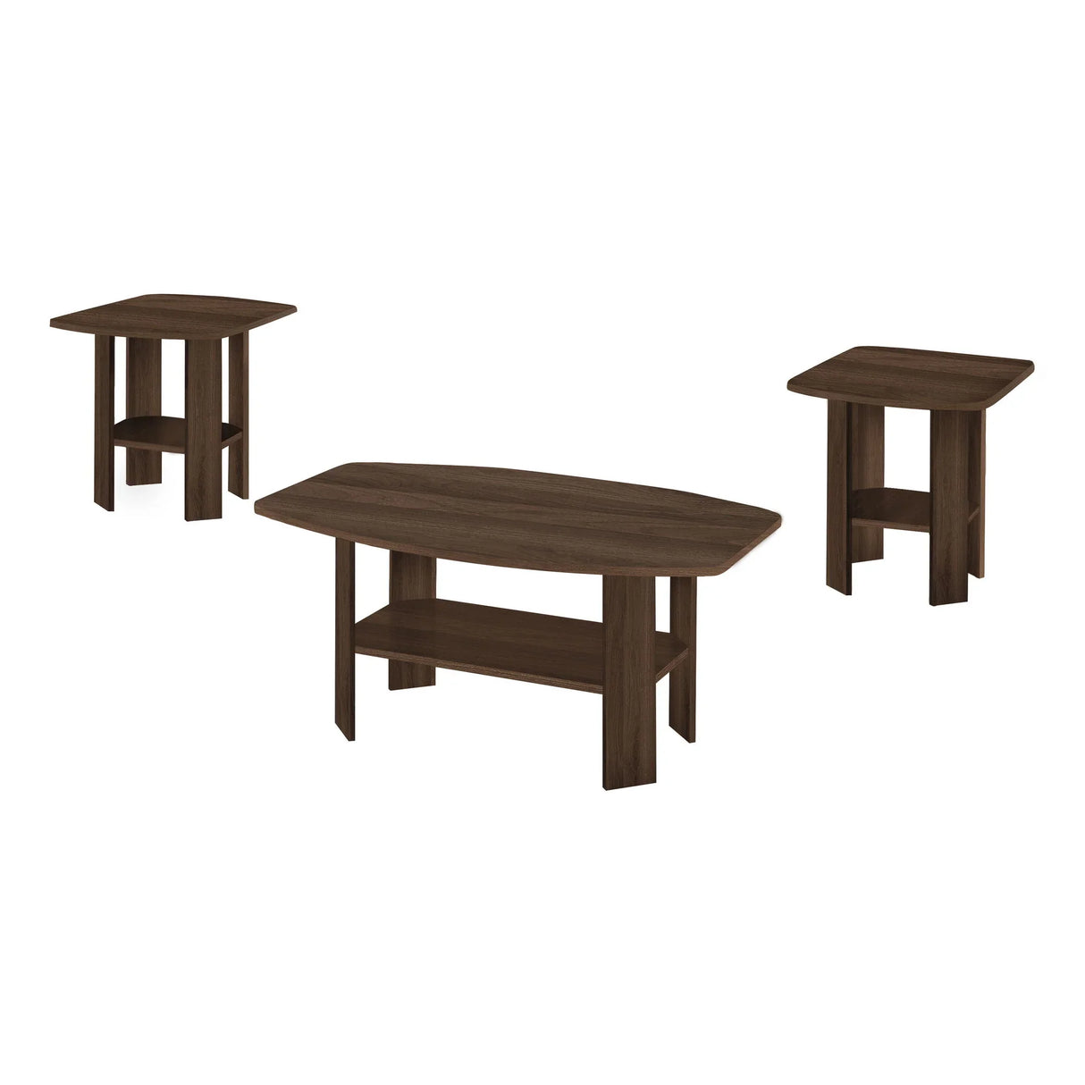 Table Set, Coffee, End, Side, Accent For Living Room (Set of 3) - Furniture Home Direct