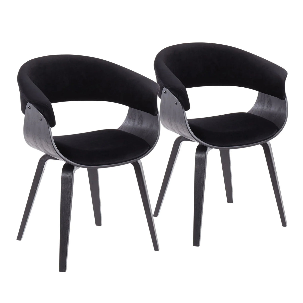 Vintage Mod - Mid-Century Modern Dining Chair (Set of 2) - Furniture Home Direct